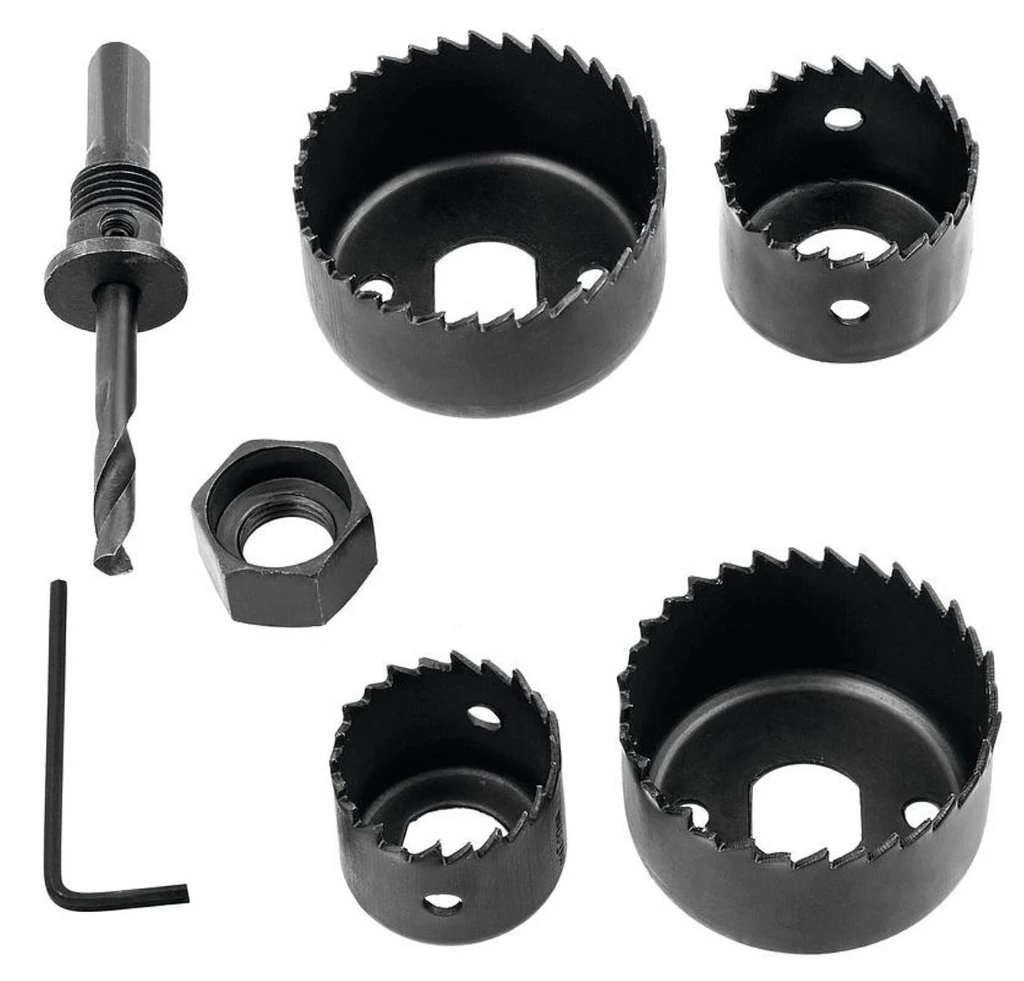 Sierras Copa para Madera (en Set) Medidas: 32, 38, 44 y 54mm "Set Hole Saw"