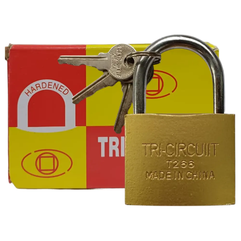 Candado Bronceado 63mm "Tri-Circuiit" T266 Nº366