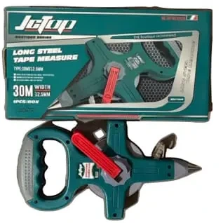 Cinta Métrica Agrimensor con Reel Abierto 30 Metros "Jctop" Jc-31