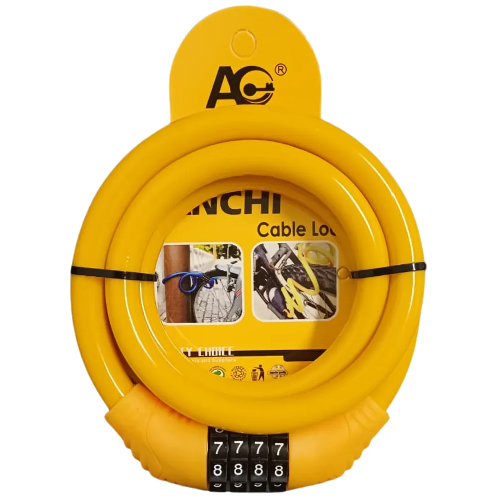[146~24] Candado con Linga 12x1.20 Codificada Fluo (Bl-13)