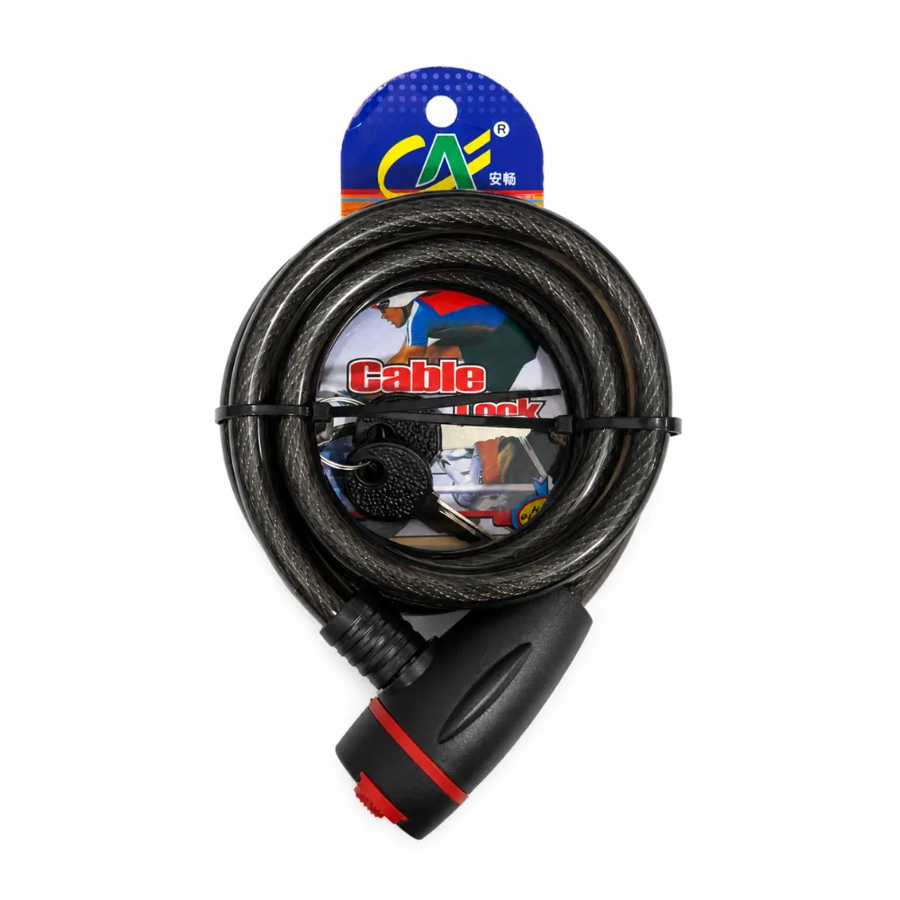 Candado con Linga para Atar Bicicletas y Motos 1,2 Metros x ø12mm