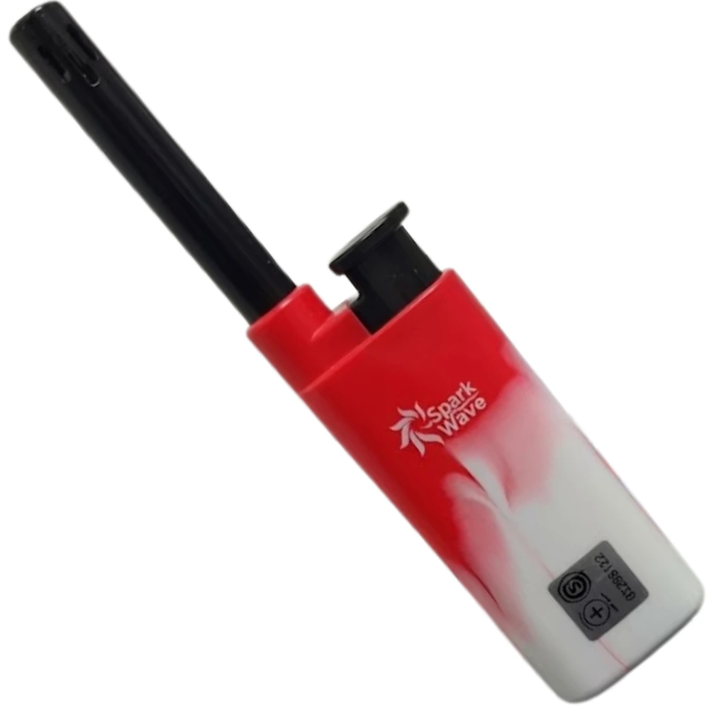 Encendedor Chispero Largo en varios Colores veteados Recargable por Unidad "Spark Wave" 8809