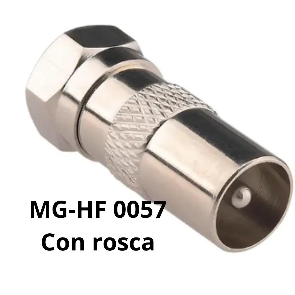 Adaptador de bronce MF-HG a/rosca 0057